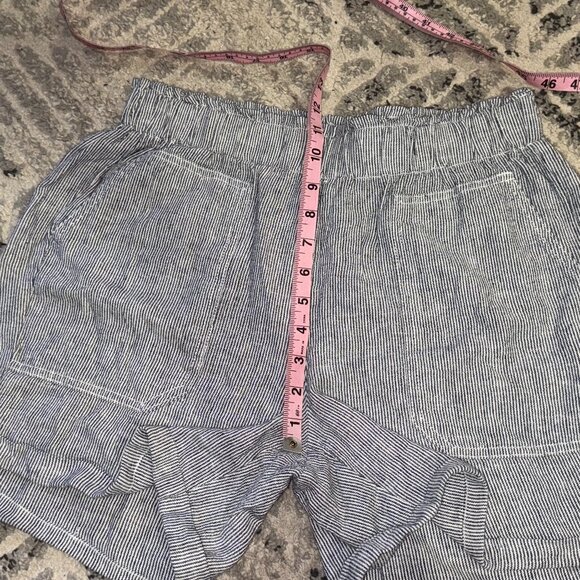 Costco Shorts Briggs Women Medium Black Orange Stripes - Picture 12 of 13